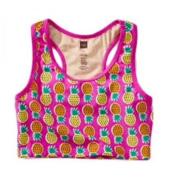 Tea collection Tropical Pineapples racerback tankini top 8 - Picture 1 of 6